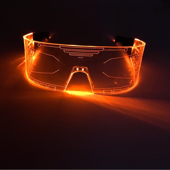 Futuristic LED Visor Glasses - Picture 1 of 11